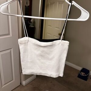 Zara Ribbed Women's Crop Tops (white and black)